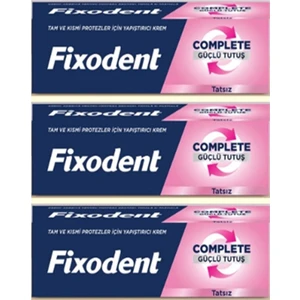 Complete Diş Protez Yapıştırıcı 3 Adet Güçlü Tutma Özelliği 47G Aromasız