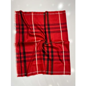 Burbery Ekose Şal Spor Saçak - 10