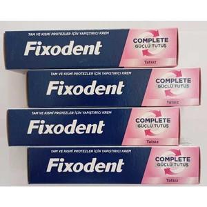 Complete Diş Protez Yapıştırıcı 4 Adet Aromasız 47G Konforlu Kullanım İçin