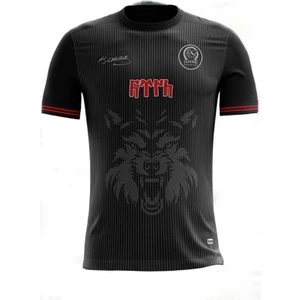 Tefenni Belediye Spor Bozkurt Özel Tasarım Forma Siyah Forma Bozkurt Forma