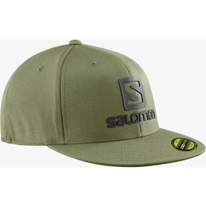 Şapka Erkekler İçin Yeşil LOGO CAP FLEXFIT® Standart Beden Outdoor Kullanım