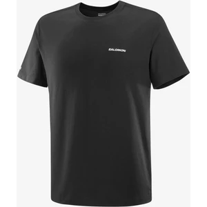 Chest Logo Erkek Siyah Tişört