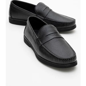 Hakiki Deri Bağcıksız Erkek Ayakkabı