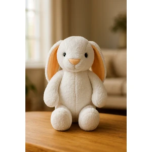 Uzun Kulaklı Yumuşak Tavşan Peluş Oyuncak – Uyku Arkadaşı - Yumuşak, Uzun Kulaklı, Beyaz