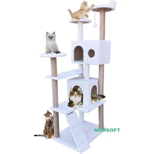 Kule Kedi Evi Tırmalama ve Kedi Evi