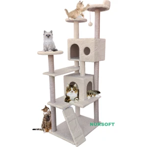 Kule Kedi Evi Tırmalama ve Kedi Evi