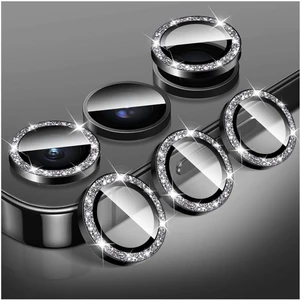 Samsung Galaxy A35 / A55 Uyumlu Taşlı Kamera Lens Koruyucu Mercek Çerçeve