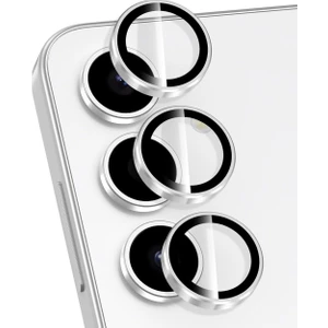Samsung Galaxy S24 Fe Uyumlu Kamera Lens Koruyucu Mercek Çerçeve