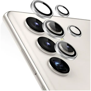 Samsung Galaxy S23 Ultra Uyumlu Kamera Lens Koruyucu Mercek Çerçeve