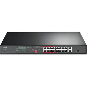 TL-SL1218P, 16-Port 10/100 Mbps + 2-Port Gigabit Rackmount Switch with 16-Port PoE+