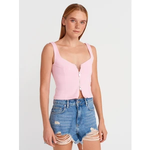 31978 Fermuarlı Top-Toz Pembe