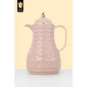 Lale Thermos Cam Hazneli Termos Elmas-1 | 1.0 Lt | Kahve & Çay | 12 Saat Sıcak / 24 Saat Soğuk | Yerli Üretim (Charmy)