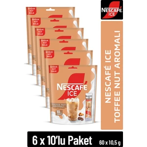 Ice Toffee Nut Aromalı Çözünebilir Kahve 10, 5g 10'lu Paket 10X6