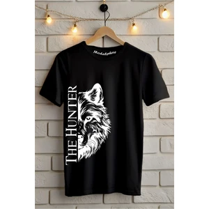 The Hunter Baskılı Unisex Oversize Tişört