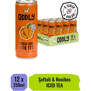 Peachrooı Soğuk Çay Kutu Şeftali Rooıbos 250 ml - 12 Adet