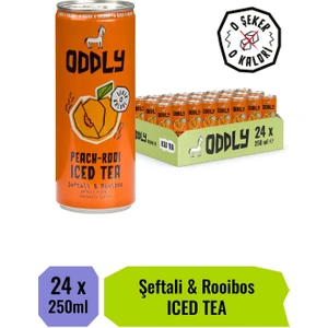 Peachrooı Soğuk Çay Kutu Şeftali Rooıbos 250 ml x 24 Adet