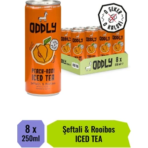 Peachrooı Soğuk Çay Kutu Şeftali Rooıbos 250 ml x 8 Adet