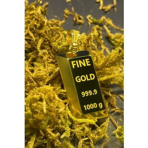 22 Ayar Külçe Model Kolye Ucu 1,5 gram