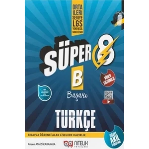 Nitelik Yayınları Lgs 8. Sınıf Yeni Nesil B Serisi Süper Türkçe Soru Bankası + Telefon Tutucu