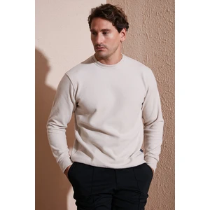 Slim Fit Bisiklet Yaka Pamuklu Kazak Erkek Kazak 456201