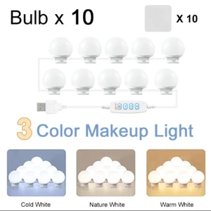 Sge Teknoloji  Teknoloji10 LED Ampul Ayarlanabilir Makyaj Ayna Işığı