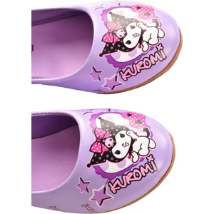 Kuromi Baskılı Kız Çocuk Babet Ayakkabı