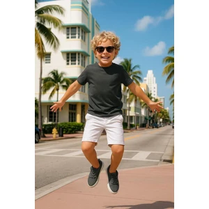 Antrasit Çocuk T-Shirt Kız Erkek Unisex | %100 Pamuk |