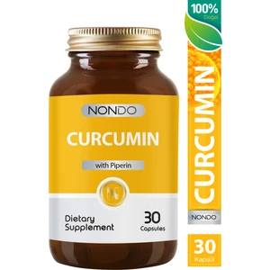 Curcumin Zerdaçal Ekstresi 30 Kapsül (Kurkumin, Piperin)