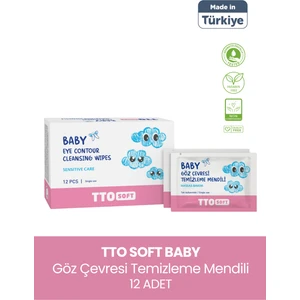 Tto Soft Baby Göz Çevresi Temizleme Mendili 