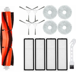 Xiaomi Robot Süpürge S10+ / S10 Plus B105 Ana Yan Fırça Hepa Filtre Paspas Bezi Bez Parçaları Için 14 Adet Yedek Parça (Yurt Dışından)