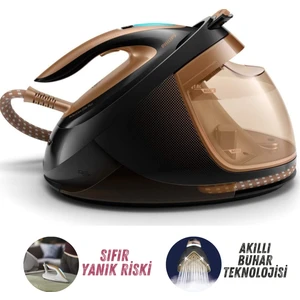 Elit Plus Seri Premium Buhar Kazanlı Ütü, 600GR Şok Buhar, 8 Bar 2700 W, Sıfır Yanmaz Riski, Akıllı ve Otomatik Buhar, Akıllı Kumaş Algılama, Lambader Hediye
