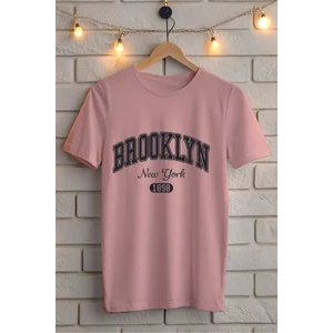 Brooklyn Baskılı Unisex Tişört