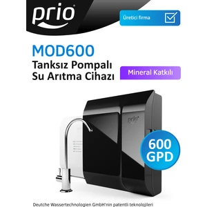 MOD600 Tanksız Direkt Akışlı Pompalı Su Arıtma Cihazı