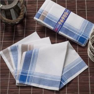 12 Adet %100 Pamuk Kaliteli Erkek Kese Mendil Ekonomik  Paket