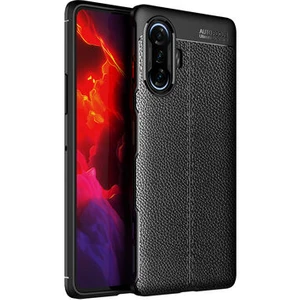 Redmi K40 Gaming Kılıf Deri Görünümlü Deriko Premium Silikon Kapak