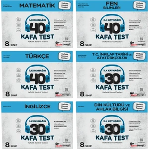 Kafa Dengi Yayınları LGS 8.Sınıf Çöz Bitir Yaprak Test Tüm Dersler Set