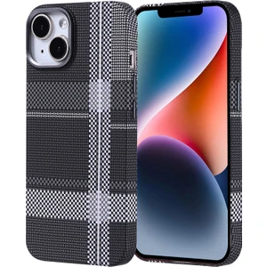 iPhone 14 Kılıf Ultra Ince Karbon Tasarımlı ve Magsafeli Cabix Premium Kapak