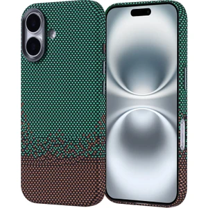 iPhone 16 Kılıf Ultra Ince Karbon Tasarımlı ve Magsafeli Cabix Premium Kapak