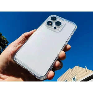 Iphone 14 Pro Max Uyumlu Kamera Korumalı Şeffaf Tıpalı Kılıf