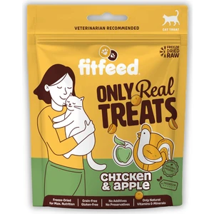 Freeze-Dried Çiğ Tavuk&Elma Kedi Ödül Maması 40g