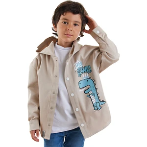 Dino Oversize Gabardin Erkek Çocuk Gömlek Ceket