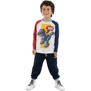 Bricks Dino Erkek Çocuk T-Shirt Pantolon Takım