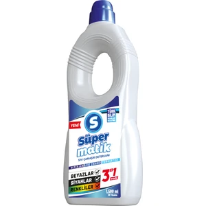 3'ü 1 Arada %100 Yerli Üretim Sıvı Çamaşır Deterjanı 1500ML 1 Adet