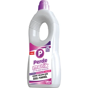 Perdematik Tül, Dantel ve Hassas Kumaşlar Için Sıvı Perde Vegan Çamaşır Deterjanı 1500 ml