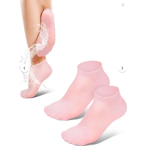 Topuk Çatlaklarına Karşı Silikon Jel Ayak Nemlendirici Maske Spa Bakım Çorabı Ayak Bakım Çorap