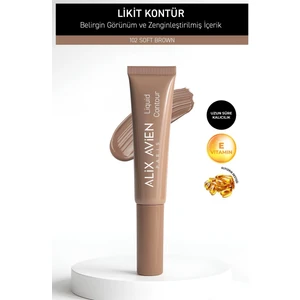 E Vitaminli Nemlendiren Kremsi Likit Kontür - Liquid Contour 102 Soft Brown
