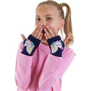 Unicorn Kız Çocuk Parmaksız Eldiven
