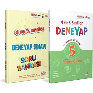 Editör 2026 4-5. Sınıf Deneyap Soru Bankası + 5 Deneme Sınavı
