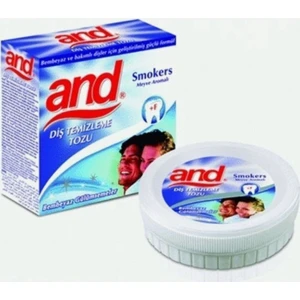 AND DİŞ PARLATMA VE TEMİZLEME TOZU SAĞLIKLI GÜLÜŞLER İÇİN 2ADET