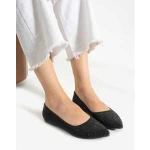 Taşlı Kauçuk Taban Babet 331-1454 Kadın Babet